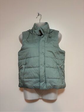 RALPH LAUREN VINTAGE MUTED GREEN BUBBLE VEST SIZE S